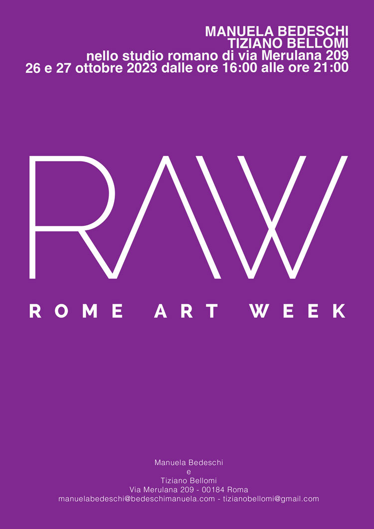 Cover catalog rome art week