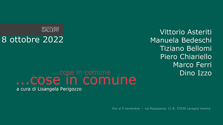 Invito mostra cose in comune